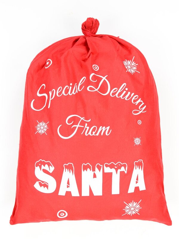 Special Delivery From Santa Red Felt Santa Sack - 90cm