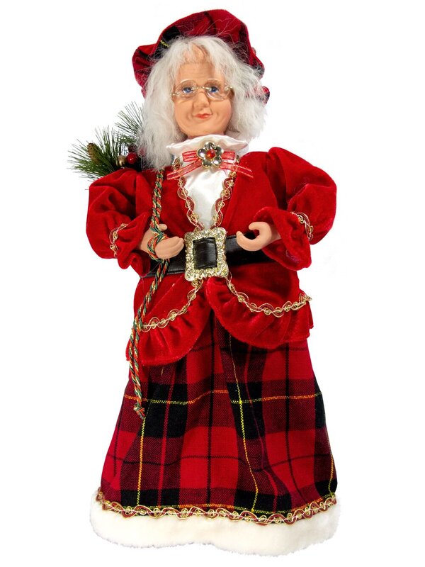Traditional Mrs. Claus Animation - 46cm