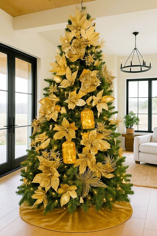 Luxe Golds Decorated Tree