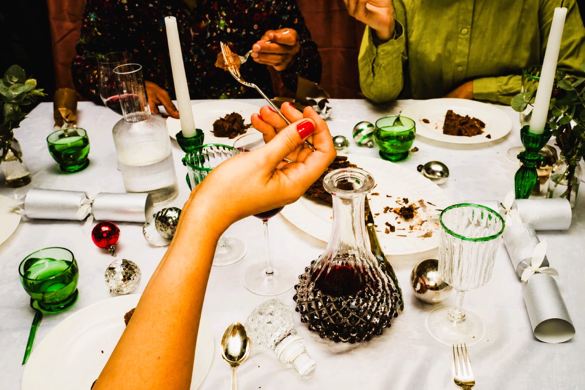Silver Christmas Bon Bons Joyful Christmas Table